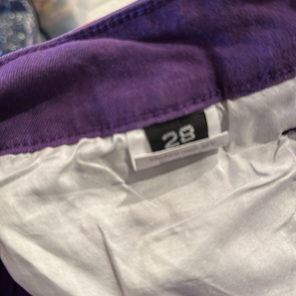 Wulful men’s jeans sz 28/28 purple 98% cotton, 2% spandex good used condition. - Picture 4 of 4